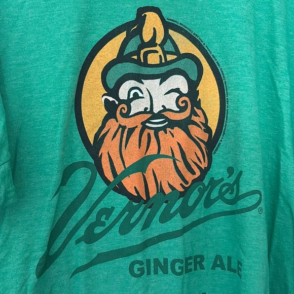 Mens Vernor’s Ginger Ale Tshirt, Gnome Green Detroit XL St Patrick’s Day - Picture 2 of 5